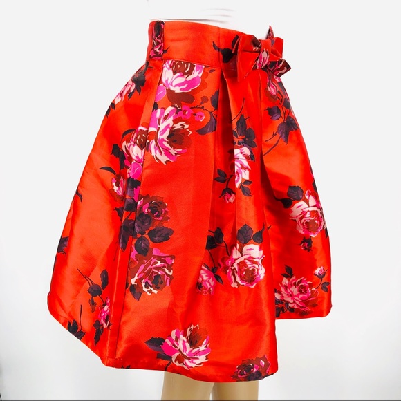 Joanie Floral Bow Ruffle Skirt - Picture 7 of 8